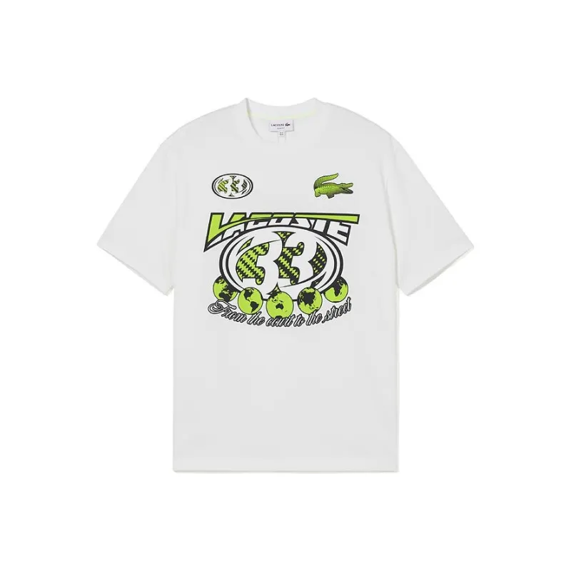 LACOSTE T Shirts Men White-0