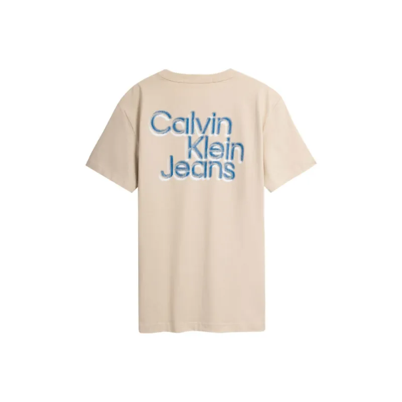 CALVIN KLEIN T Shirt Unisex Ecru-0