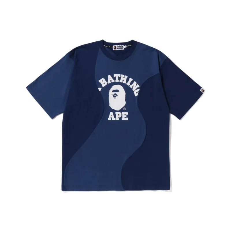 Bape Cutting College Relaxed Fit Tee-0