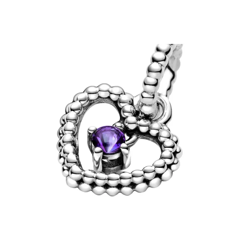 Pandora Silver Pendants Women's Purple-3