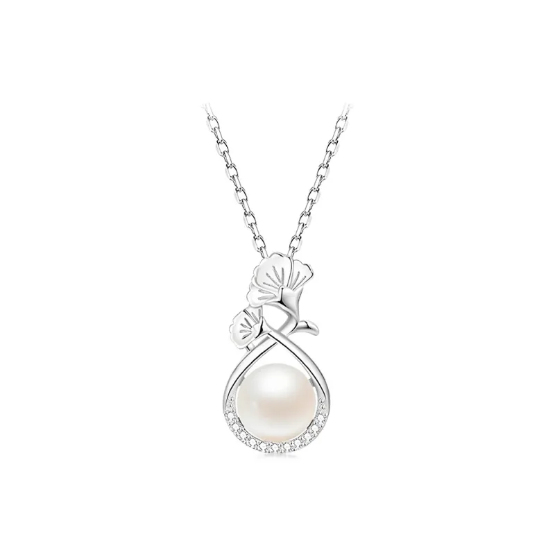 Old Fu Gold S925 Silver Necklaces Women's-0