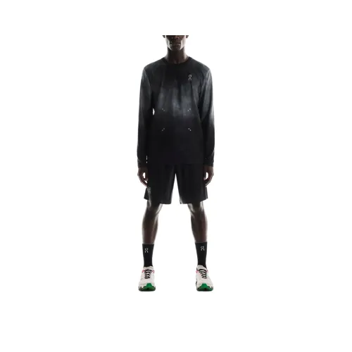 On Pace Mesh Sports Shorts Men's Black