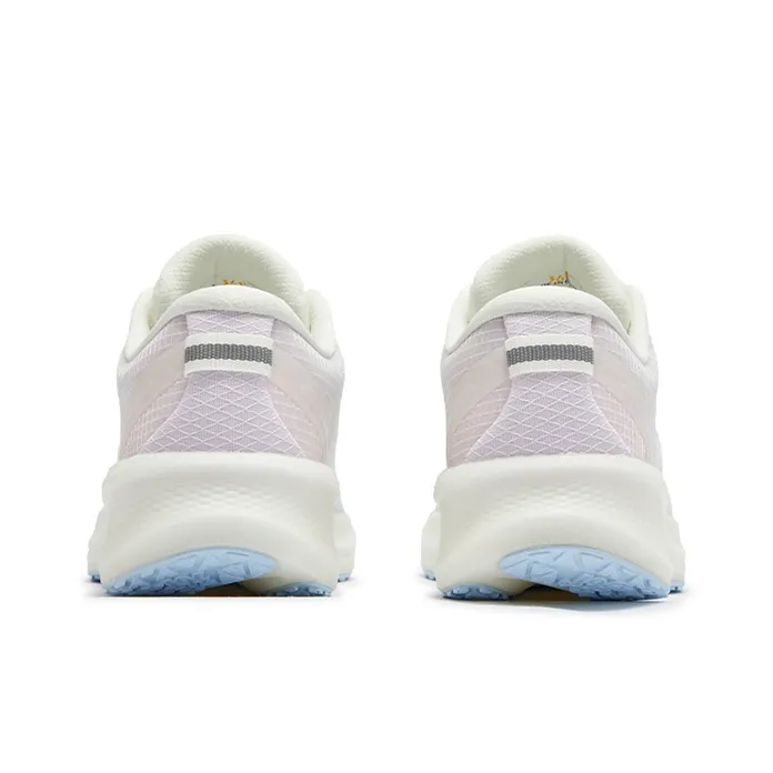 361° Feng Yi Anti Slip Wear Resistant Low Top Casual Running Shoes Women's White Pink Pearl-3