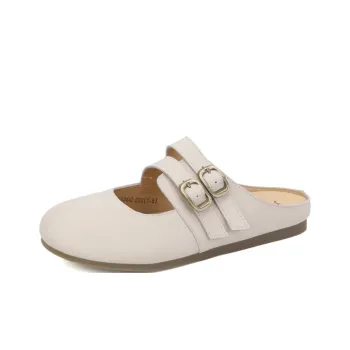 JOSINY Stitching Slip Resistant Wrap toe Slippers Women's