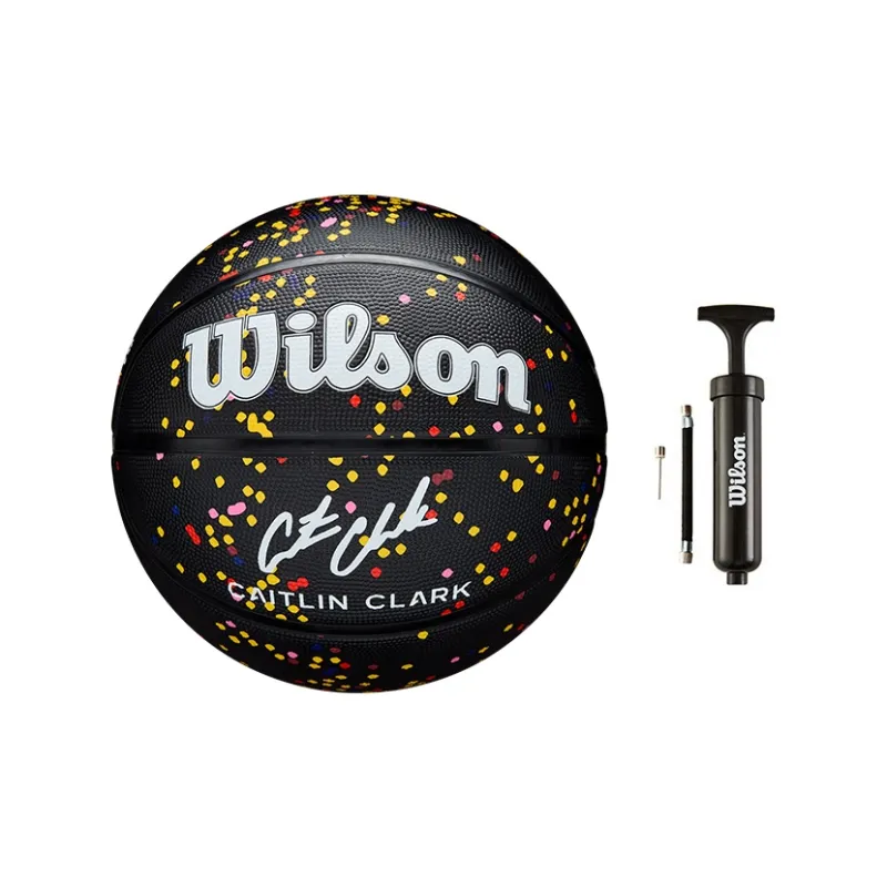 Wilson WNBA Collection Rubber Basketball Multicolor Polka Dot Size 5/6/7 Ball Training Unisex-5