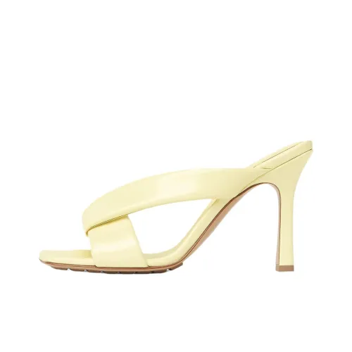 Bottega Veneta Slip Resistant Slide Slippers 9cm Women's Yellow