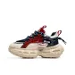 Beige Blue Red