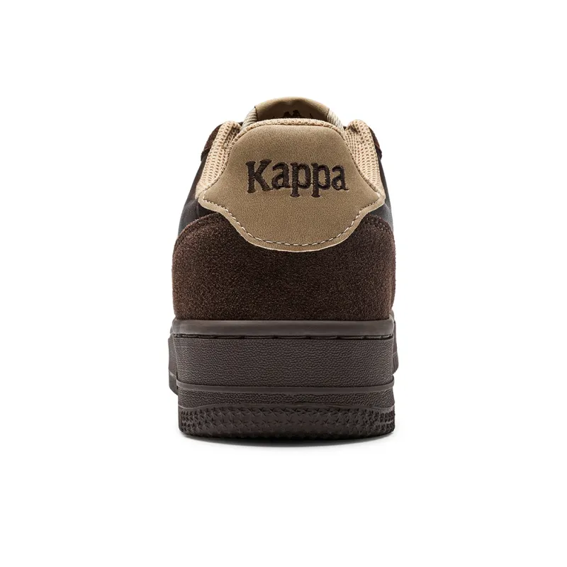 Kappa Anti-Slip Wear-Resistant Low-Top Skateboard Shoes Unisex Brown-4