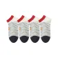 [4 Pack/Cartoon Cute Bear]4 Pairs of Striped Bears