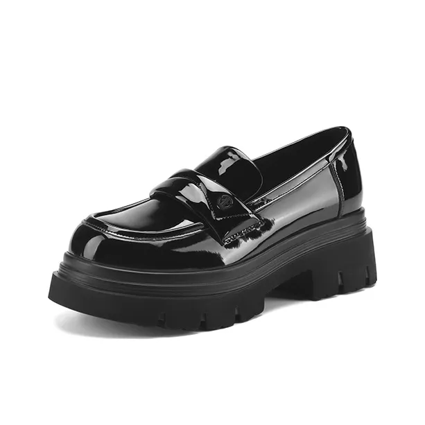 FIVE PLUS Loafers Women's Black-1