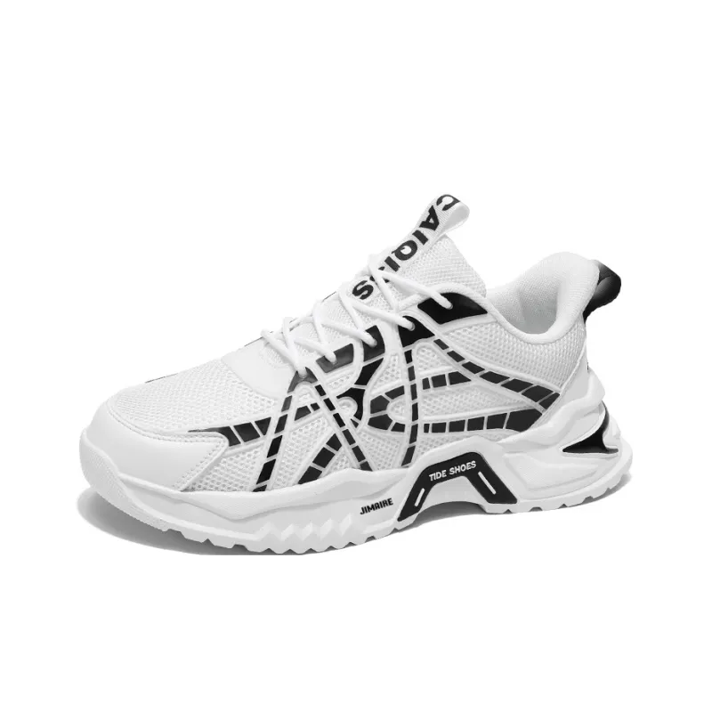 King Jinmai Slip Resistant Breathable Low Top Chunky Sneakers Men's-5