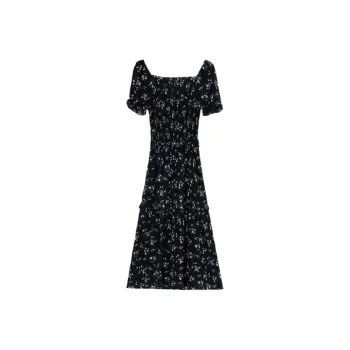 PLANE DRIFT Short Sleeved Dresses Women's Black