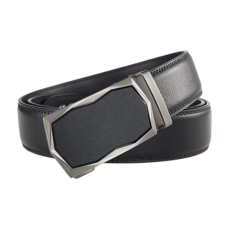 Yalu Cow Split Leather Belts Men's 3.5CM-1