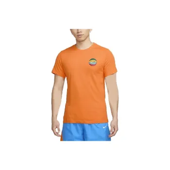 Nike T Shirts Men Orange