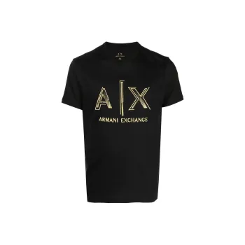 EMPORIO ARMANI SS23 T Shirt Men's Black