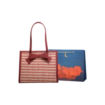 Elsvet PU Handbag, Shoulder Bag Regular Women's Burgundy/Velvet Red