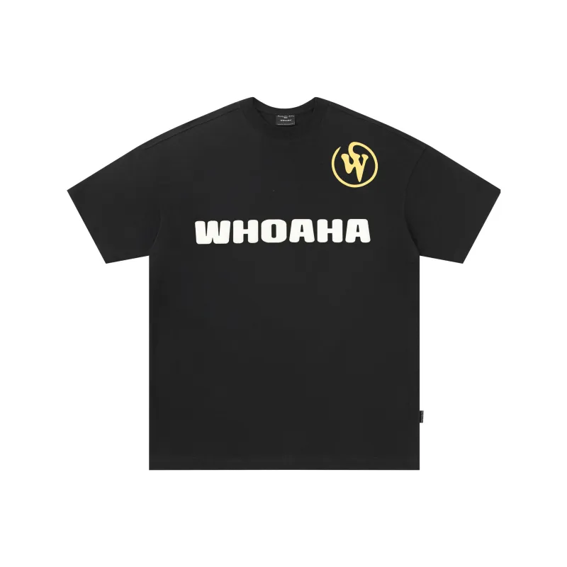 WHOA HA! Drop Shoulder Sleeve T Shirt Unisex-0