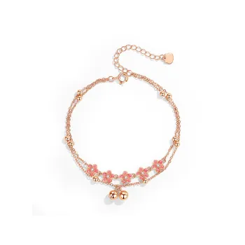 Fu Ru Ji 925 Sterling Silver Anklets Women's