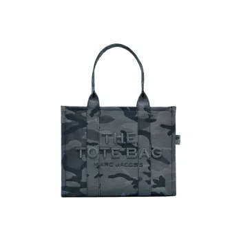 MARC JACOBS Woven Jacquard Tote Bag, Shopping Bag, Handbag Large Size Women's Blue