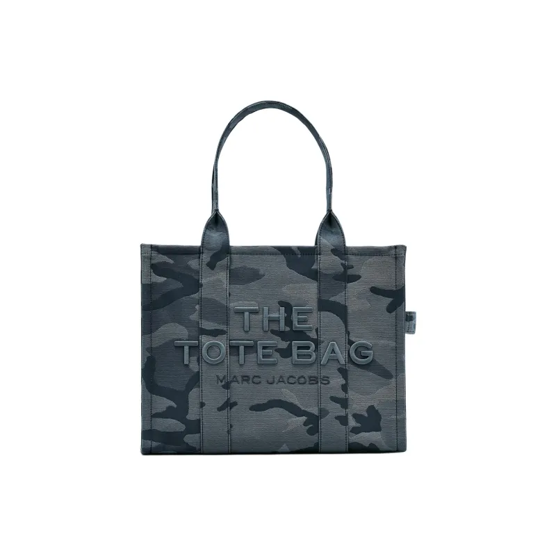 MARC JACOBS Woven Jacquard Tote Bag, Shopping Bag, Handbag Large Size Women's Blue-0