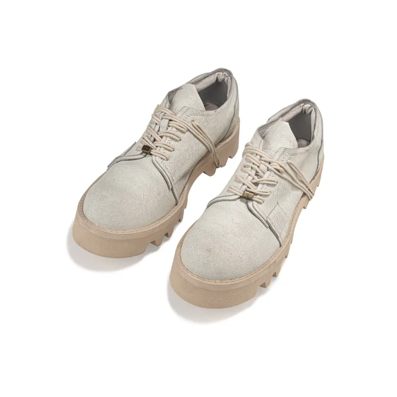 Rewrite Casual Shoes Men's Ivory White-4