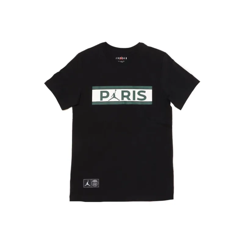 Jordan X Psg Paris Saint Germain Wordmark T Shirt-0
