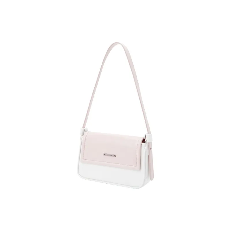 SEM/R PU Crossbody Bag, Shoulder Bag Medium Size Women's Smoke Gray, Silver/White, Yellow Tone, Pink Tone-3