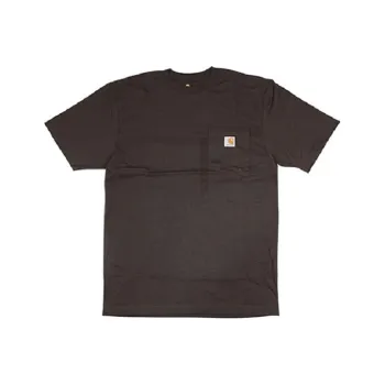 Carhartt T-Shirts Men Dark Coffee