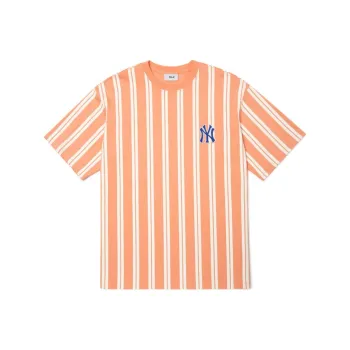 MLB Drop Shoulder Sleeve T Shirt Unisex Orange