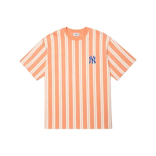 MLB Drop Shoulder Sleeve T Shirt Unisex Orange