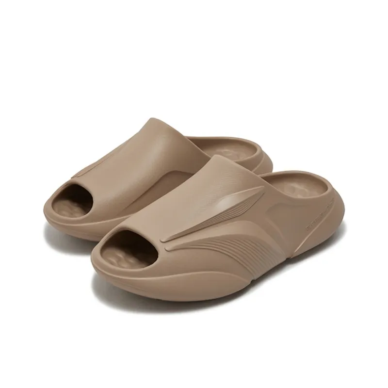 361° Speeding Slip Resistant Abrasion Resistant Slide Slippers Unisex Classic Umber Gray-2