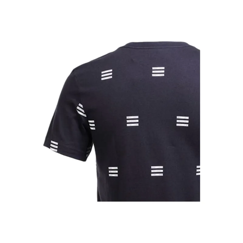 Adidas Originals 3S AOP T Shirt Men's Marine Blue-3