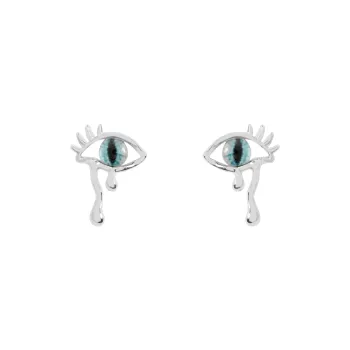 KEYS VIA Copper Alloy Stud Earrings Women's
