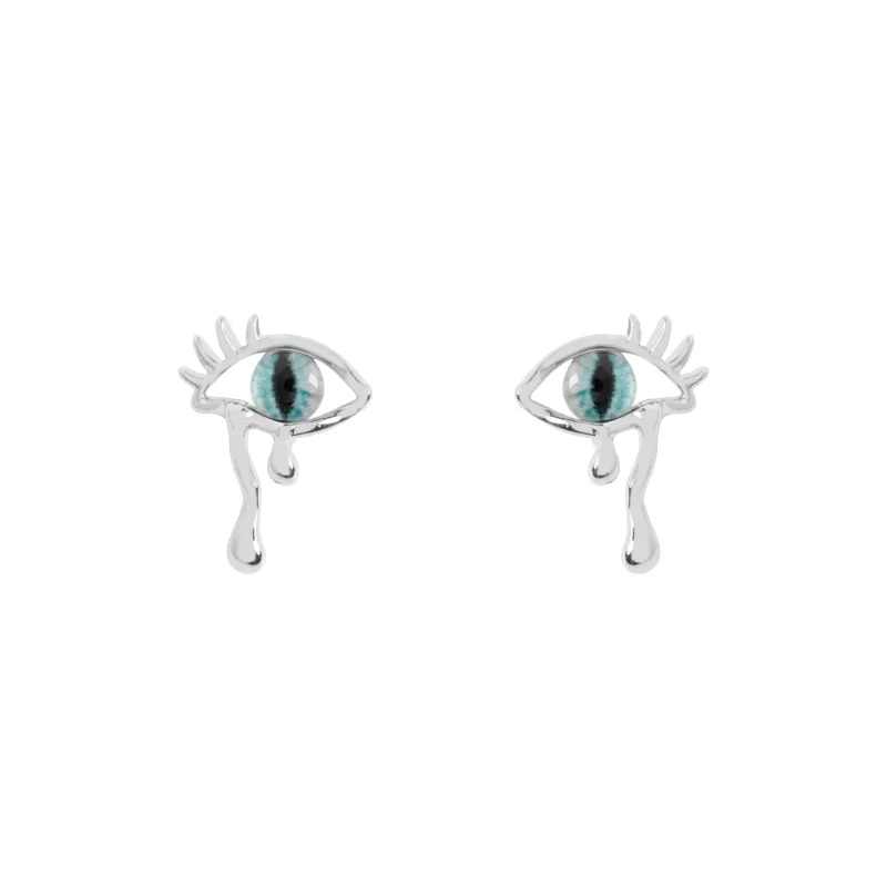 KEYS VIA Copper Alloy Stud Earrings Women's-0
