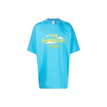 Vetements T-Shirts Unisex Blue