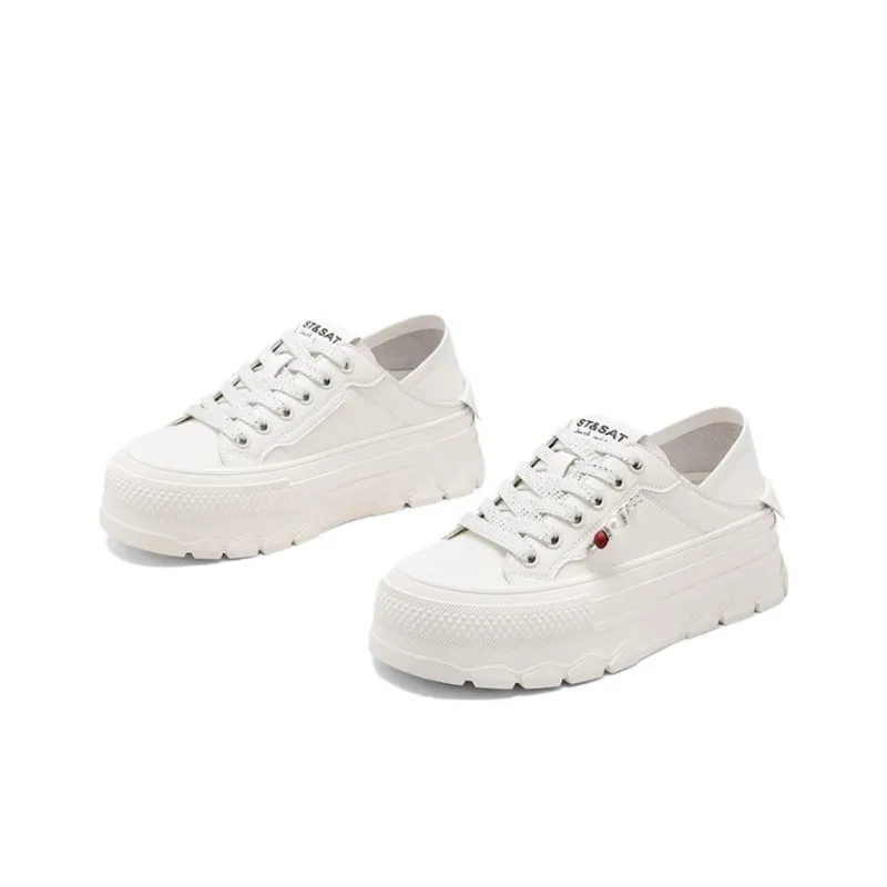 ST&SAT Cushioned Wear Resistant Breathable Low Top Skateboard Shoes Women's-8