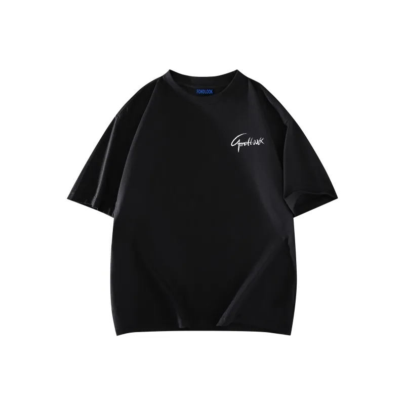 FONDLOOK Short Sleeved T Shirts Unisex-1
