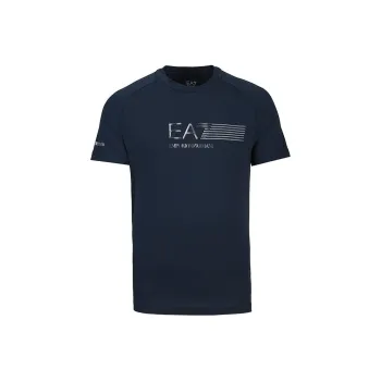 EMPORIO ARMANI EA7 SS23 T Shirt Men's Navy Blue