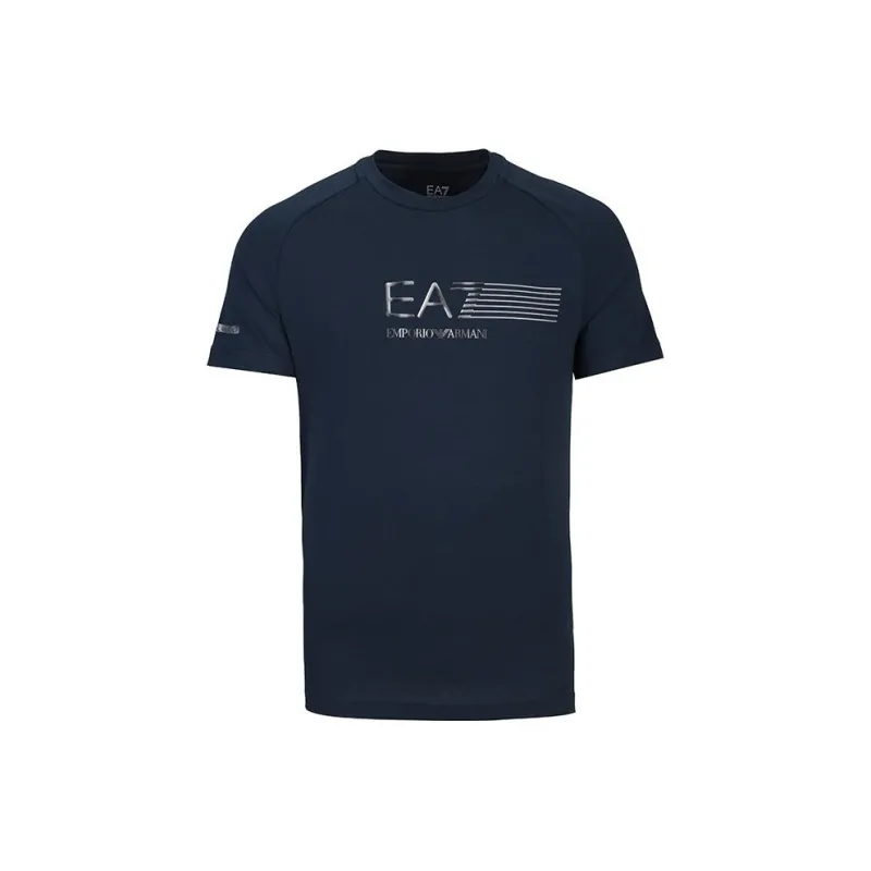 EMPORIO ARMANI EA7 SS23 T Shirt Men's Navy Blue-0