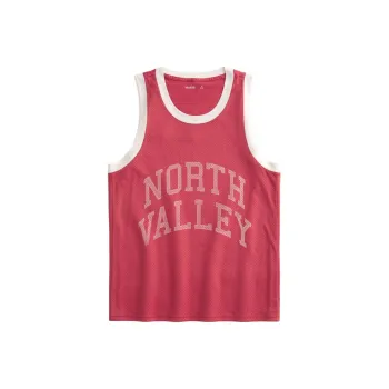 Hollister Tank Tops Men Red