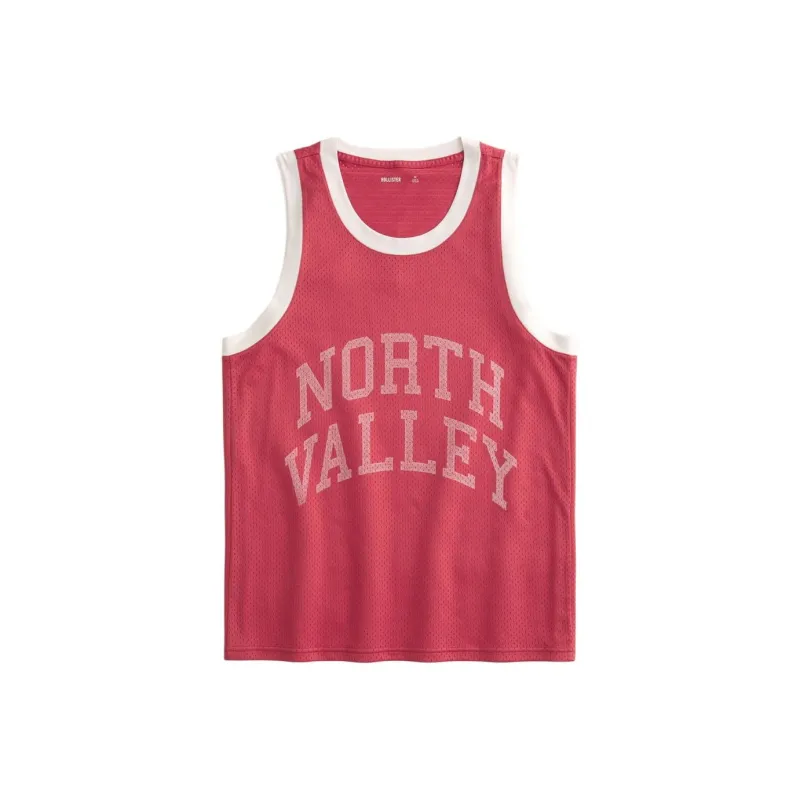 Hollister Tank Tops Men Red-0