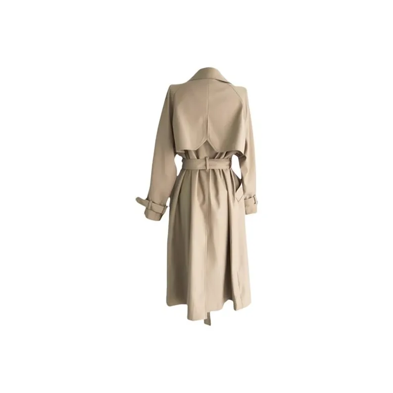 COVT Trench Coats Women's Khaki-1