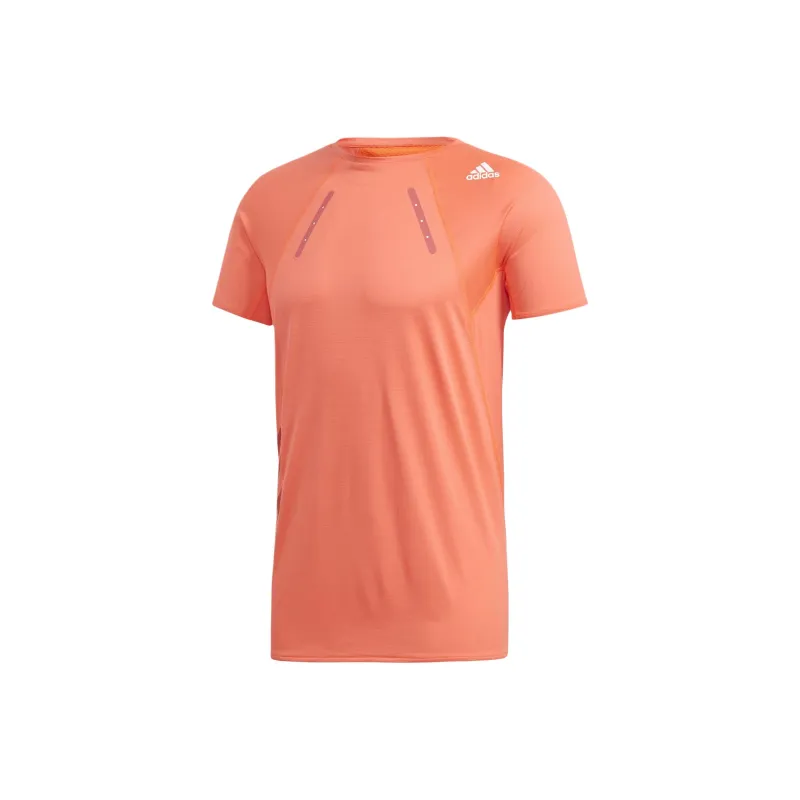 Adidas T Shirt Men's Orange Red-0