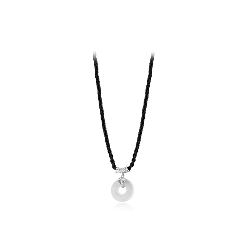 CANHUI Chalcedony Necklaces Unisex-0