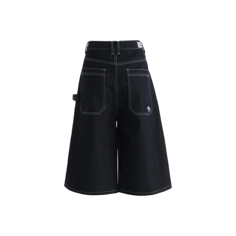 Wen Shan Denim Shorts Women's Blue-1