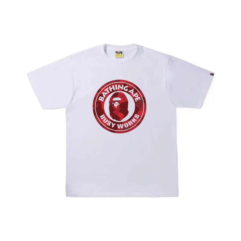 A BATHING APE Color Camo Busy Works Tee SS22-4