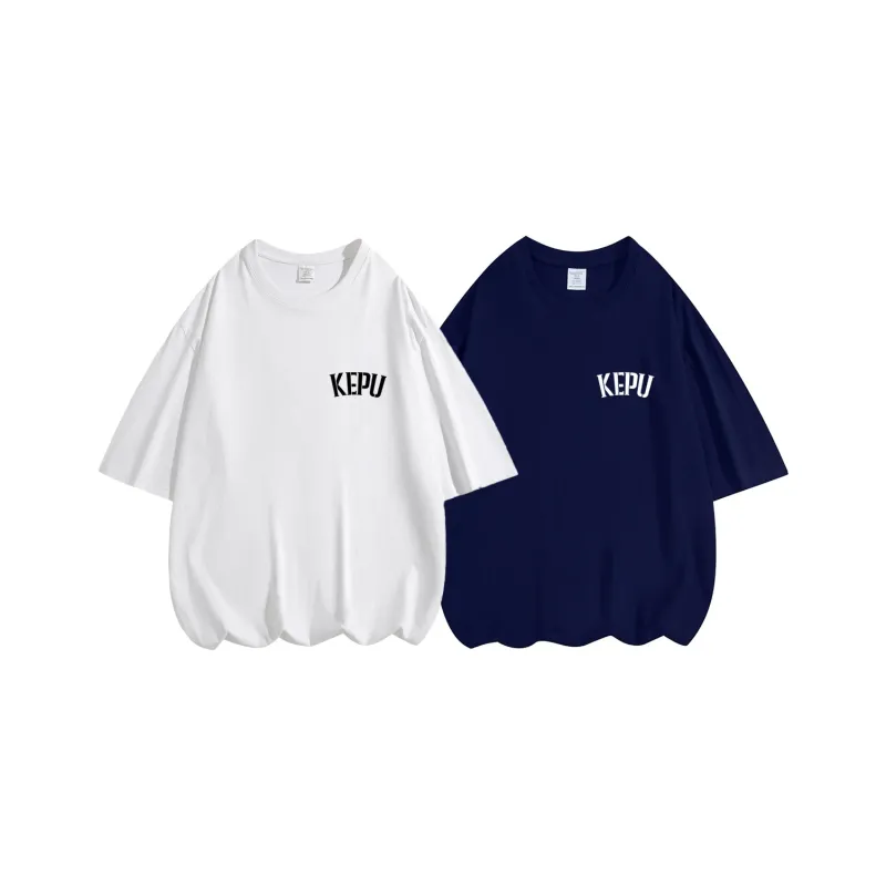 Kepu T Shirt Unisex 2 Pack 2 Pack White+White-4