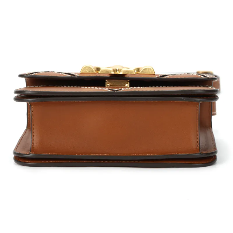 TORY BURCH Eleanor Leather Suede Bonded Shoulder Bag Crossbody Bag Regular Women's Brown-3