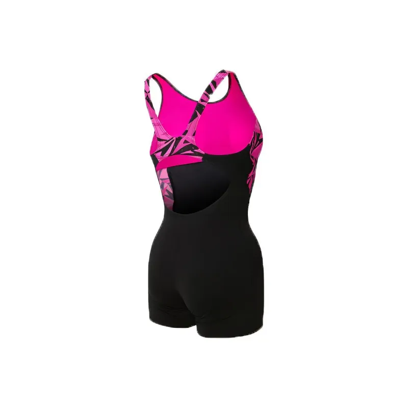 Speedo One Piece Swimsuits Women's Black/Pink-1