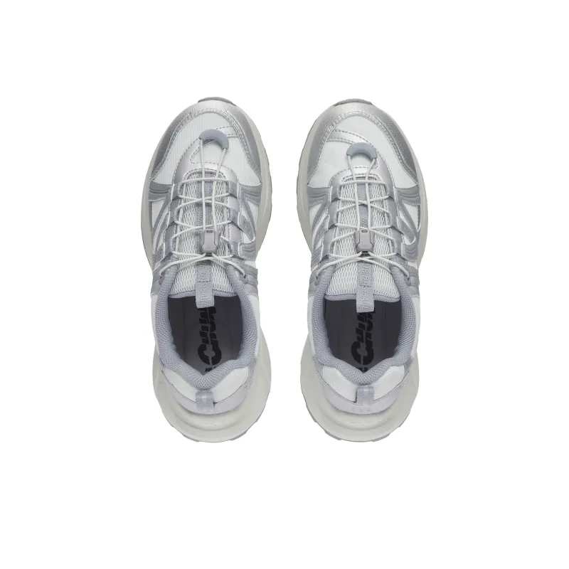 MLB New York Yankees Anti-Slip Wear-Resistant Low-Top Chunky Sneakers Unisex Gray-4